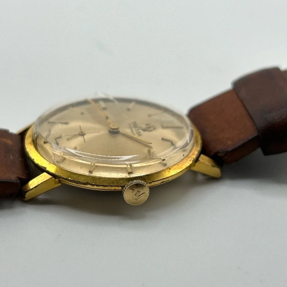 TRESSA 17 JEWELS Vintage SWISS MEN'S FULL WORKING daily scratches #551